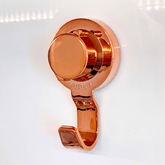 Gancho Multiuso com Ventosa Rose Gold - Ela Decora